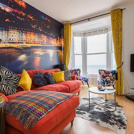 Sea View Ar Lan Y Mor Luxury Apartment Aberystwyth Buitenkant foto