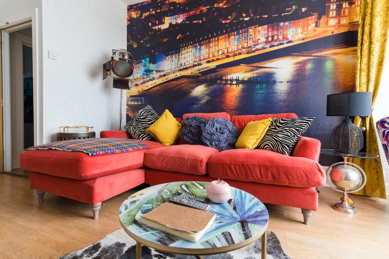 Sea View Ar Lan Y Mor Luxury Apartment Aberystwyth Buitenkant foto